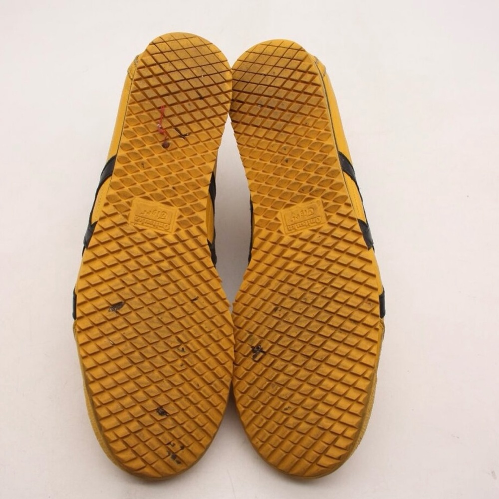 Onitsuka Tiger by Asics Men's Yellow and Black Sneakers - Picture 6 of 7